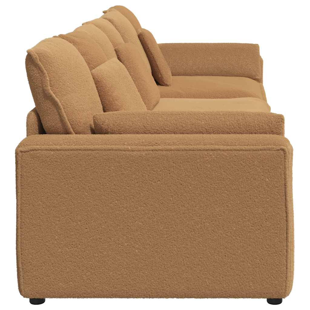 Canapé modulable avec coussins beige - XIOS