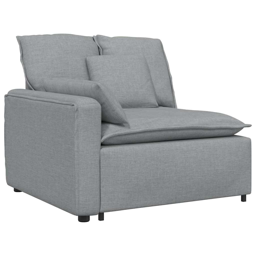 Canapé modulable avec coussins gris clair - XIOS