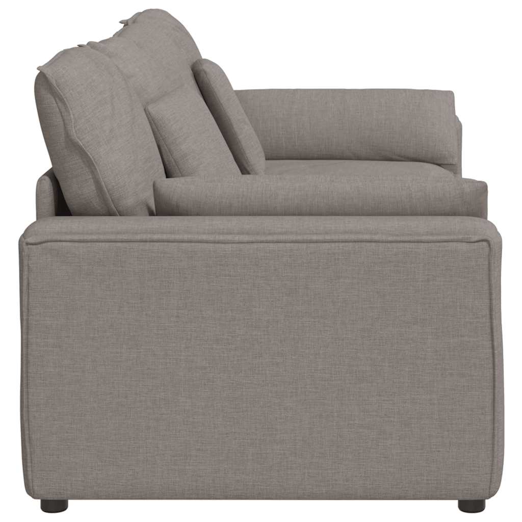 Canapé modulable avec coussins taupe - XIOS