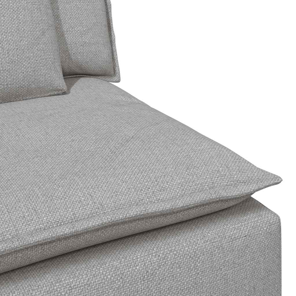 Canapé modulable avec coussins gris nuage - XIOS