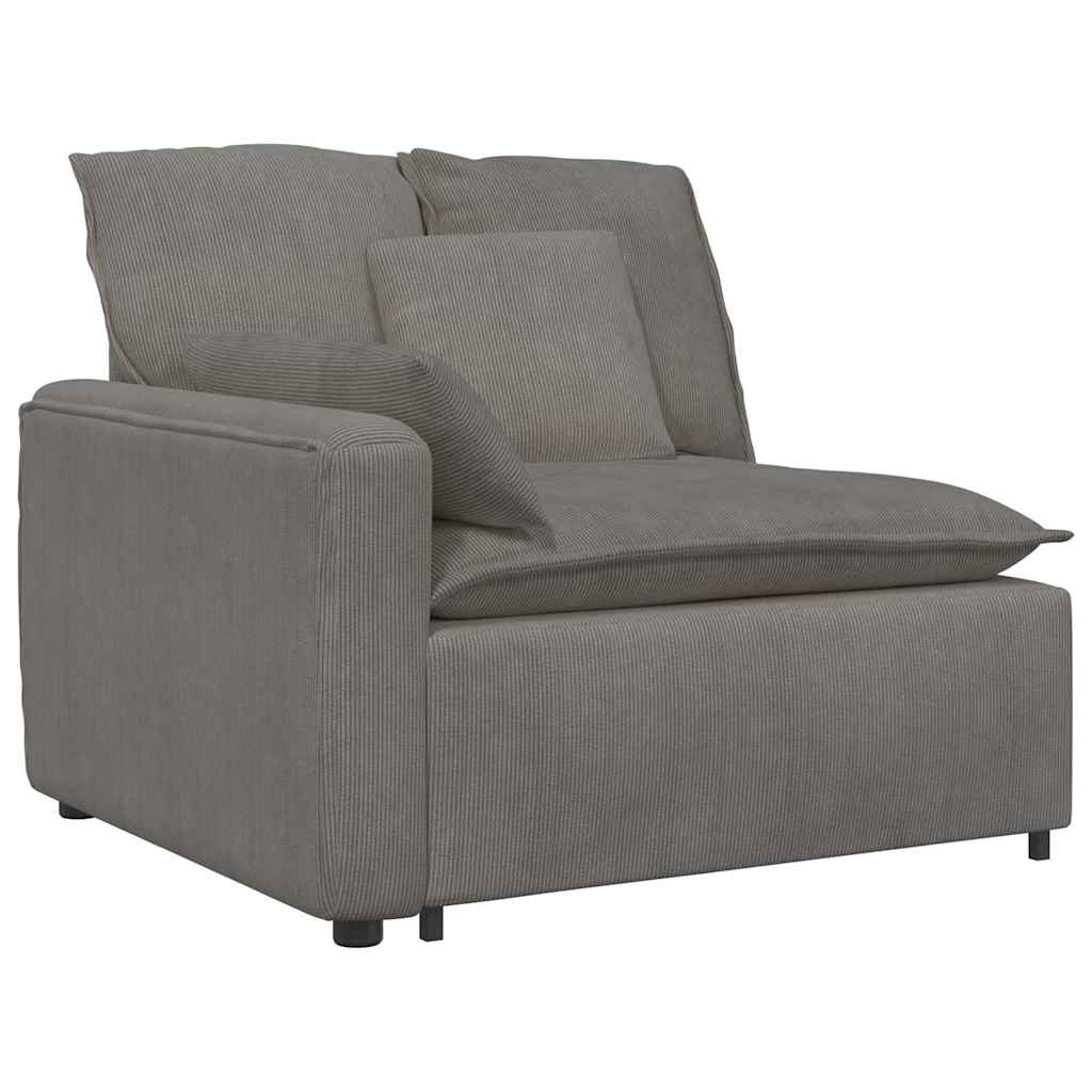 Canapé modulable avec coussins gris clair - XIOS