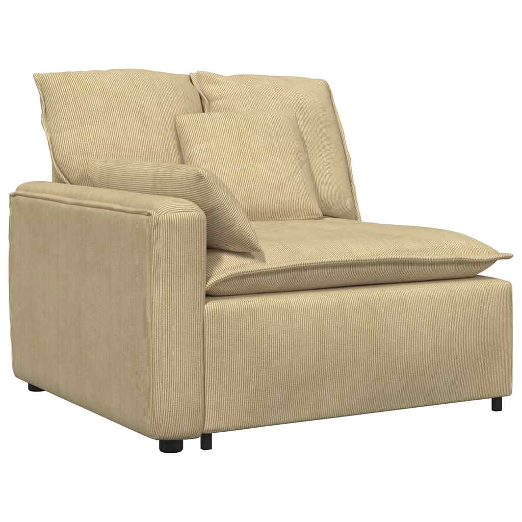 Canapé modulable avec coussins gris-vert - XIOS