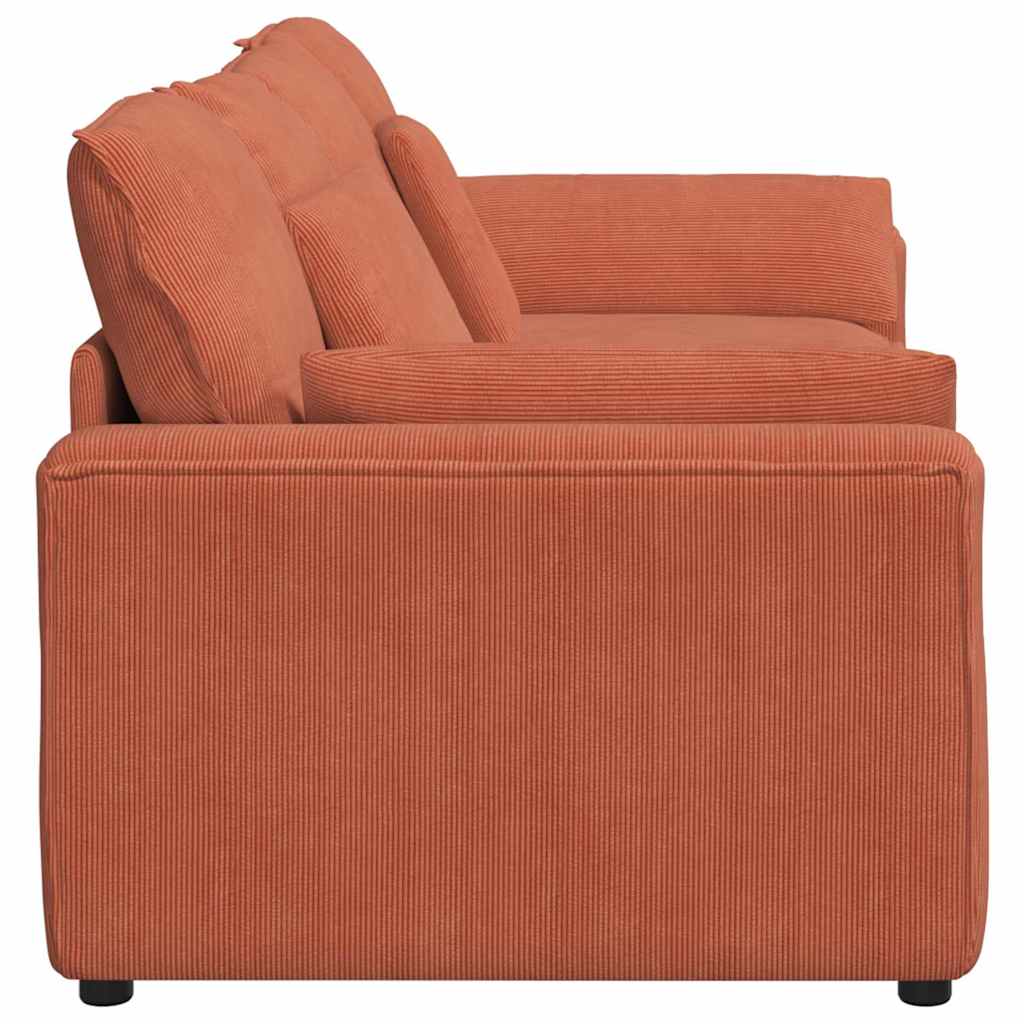 Canapé modulable avec coussins rouge-orange - XIOS