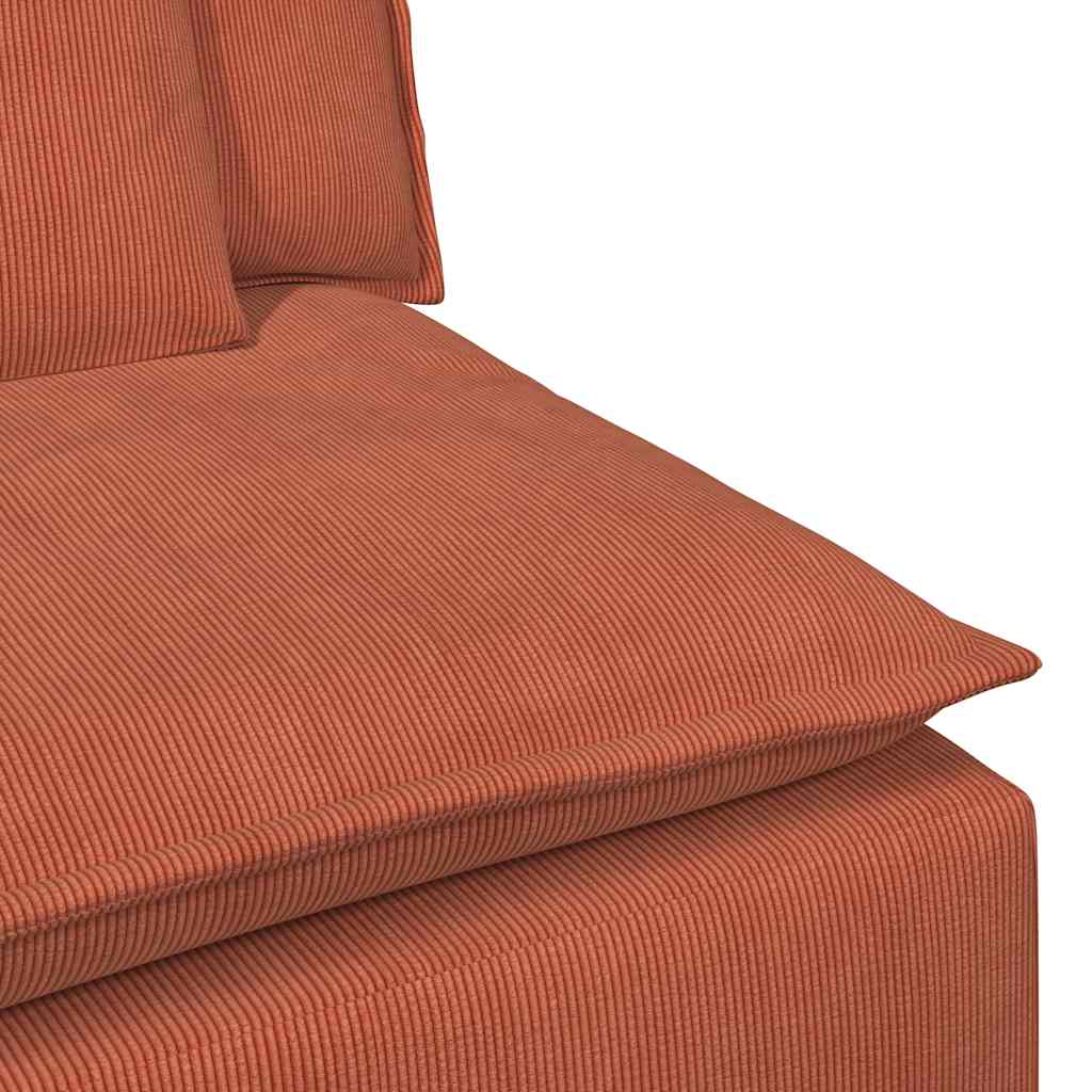 Canapé modulable avec coussins rouge-orange - XIOS
