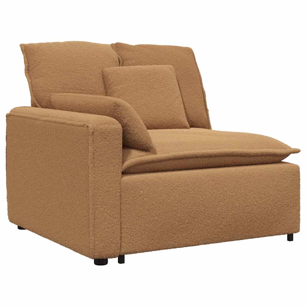 Canapé modulable avec coussins beige - XIOS