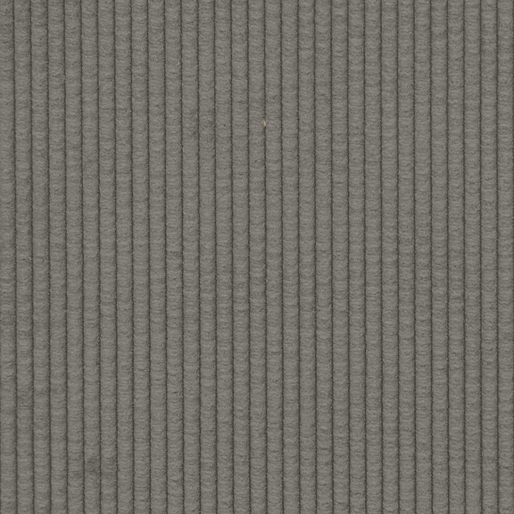 Canapé modulable avec coussins en tissu velours côtelé gris clair - XIOS