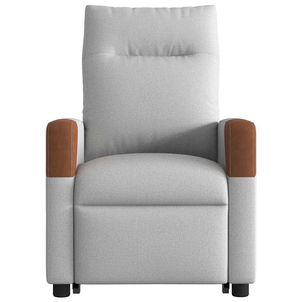 Fauteuil inclinable gris nuage tissu - XIOS