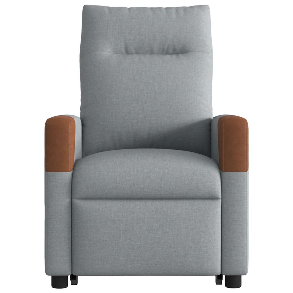 Fauteuil inclinable Gris clair Tissu - XIOS