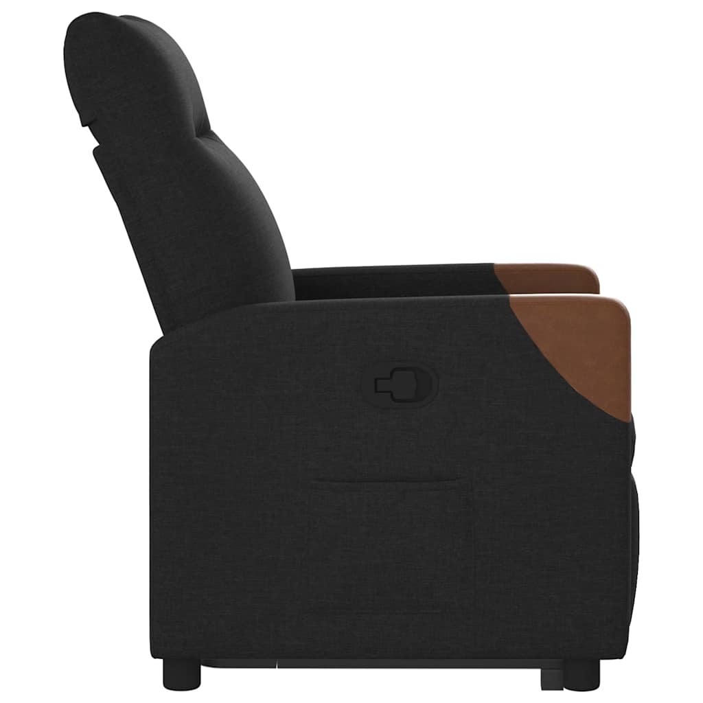 Fauteuil inclinable noir tissu - XIOS