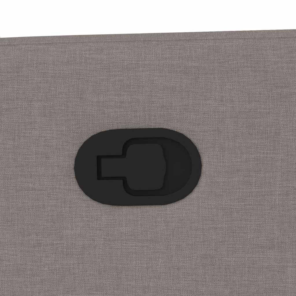 Fauteuil inclinable taupe tissu