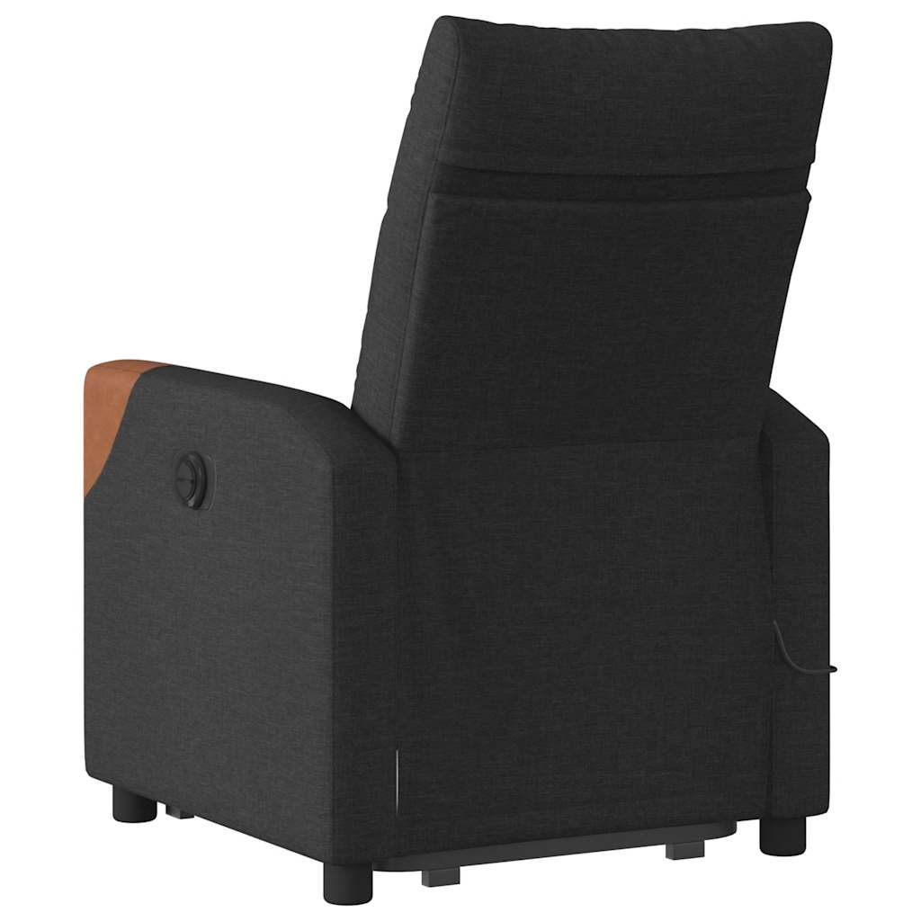 Fauteuil inclinable de massage électrique Noir Tissu - XIOS