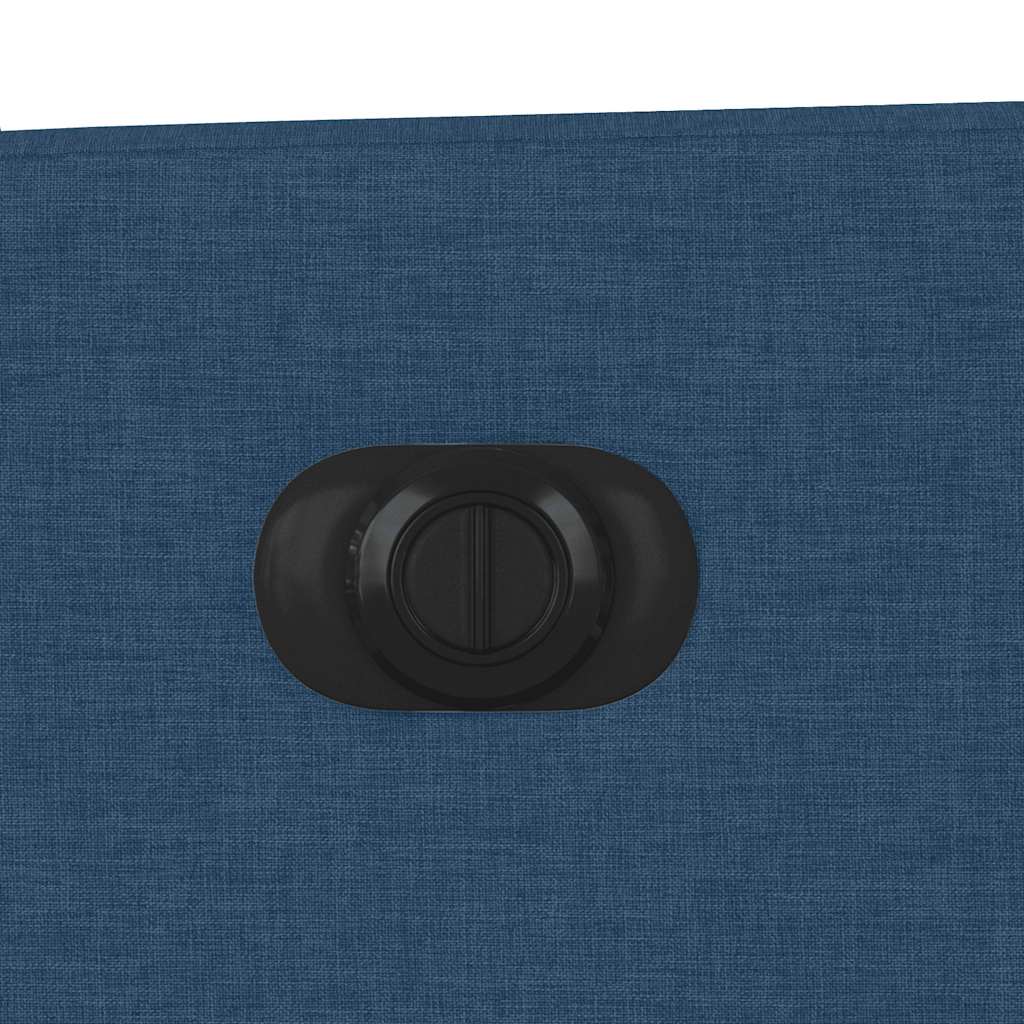 Fauteuil inclinable de massage électrique bleu tissu
