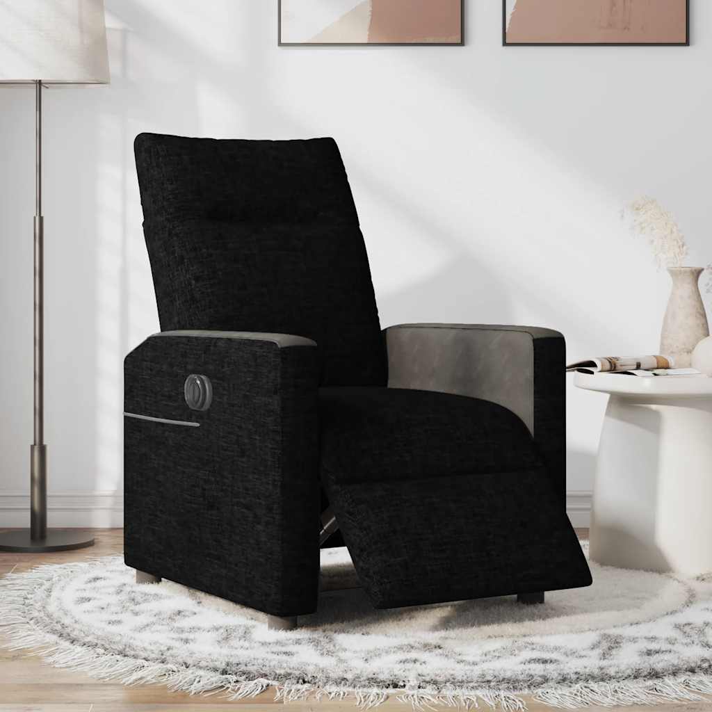 Fauteuil inclinable électrique Noir Tissu - XIOS