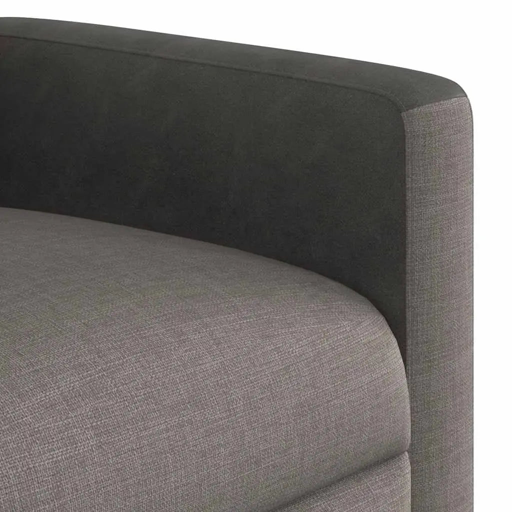 Fauteuil de massage inclinable électrique Taupe Tissu - XIOS