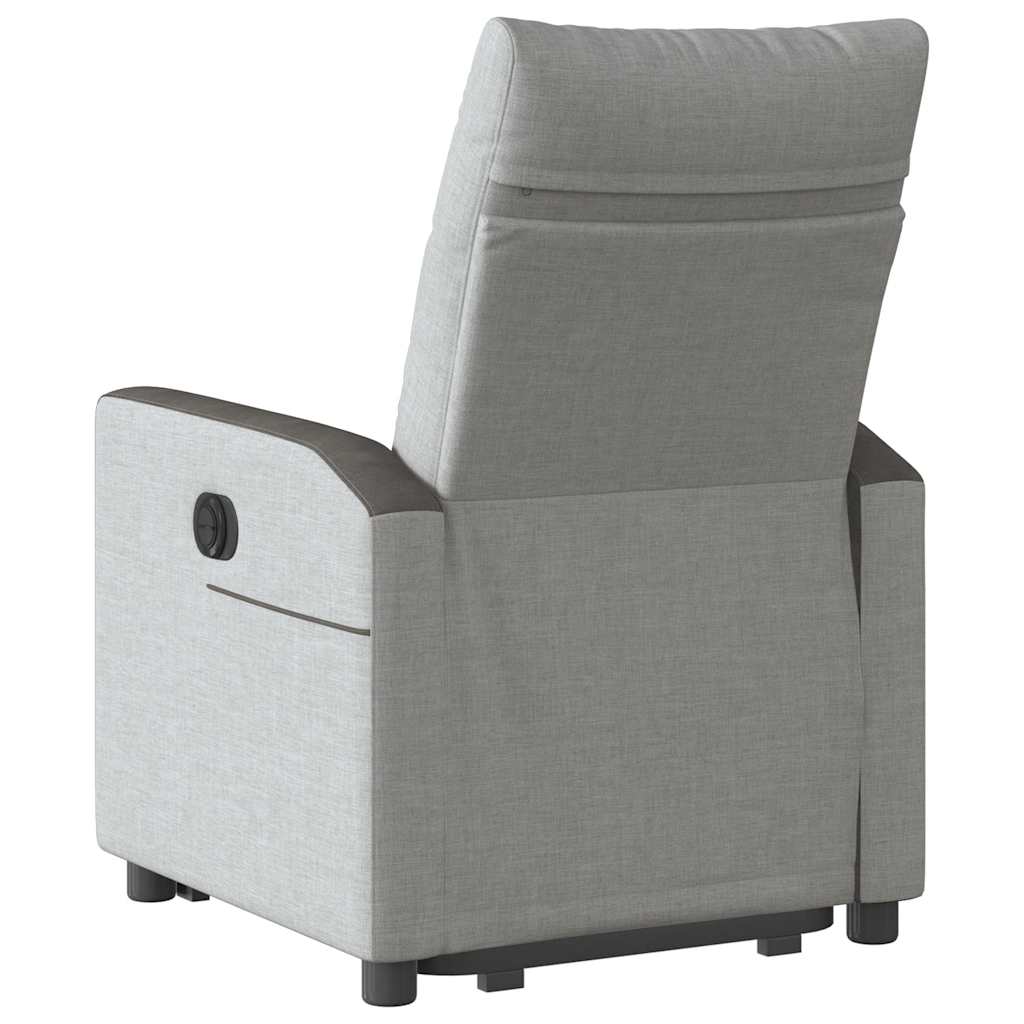 Fauteuil inclinable gris nuage tissu - XIOS