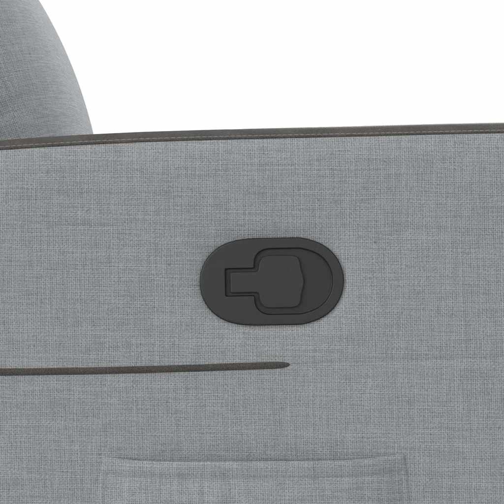 Fauteuil inclinable Gris clair Tissu - XIOS