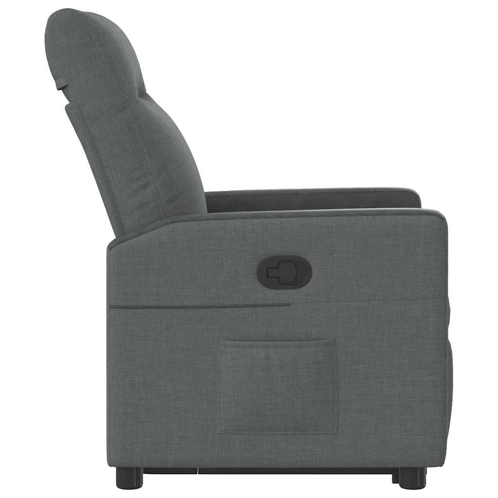 Fauteuil inclinable Gris foncé Tissu - XIOS