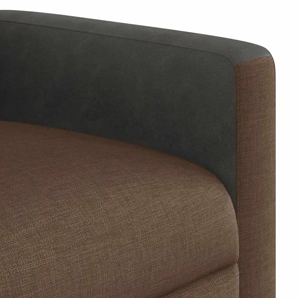 Fauteuil de massage inclinable Marron Tissu - XIOS