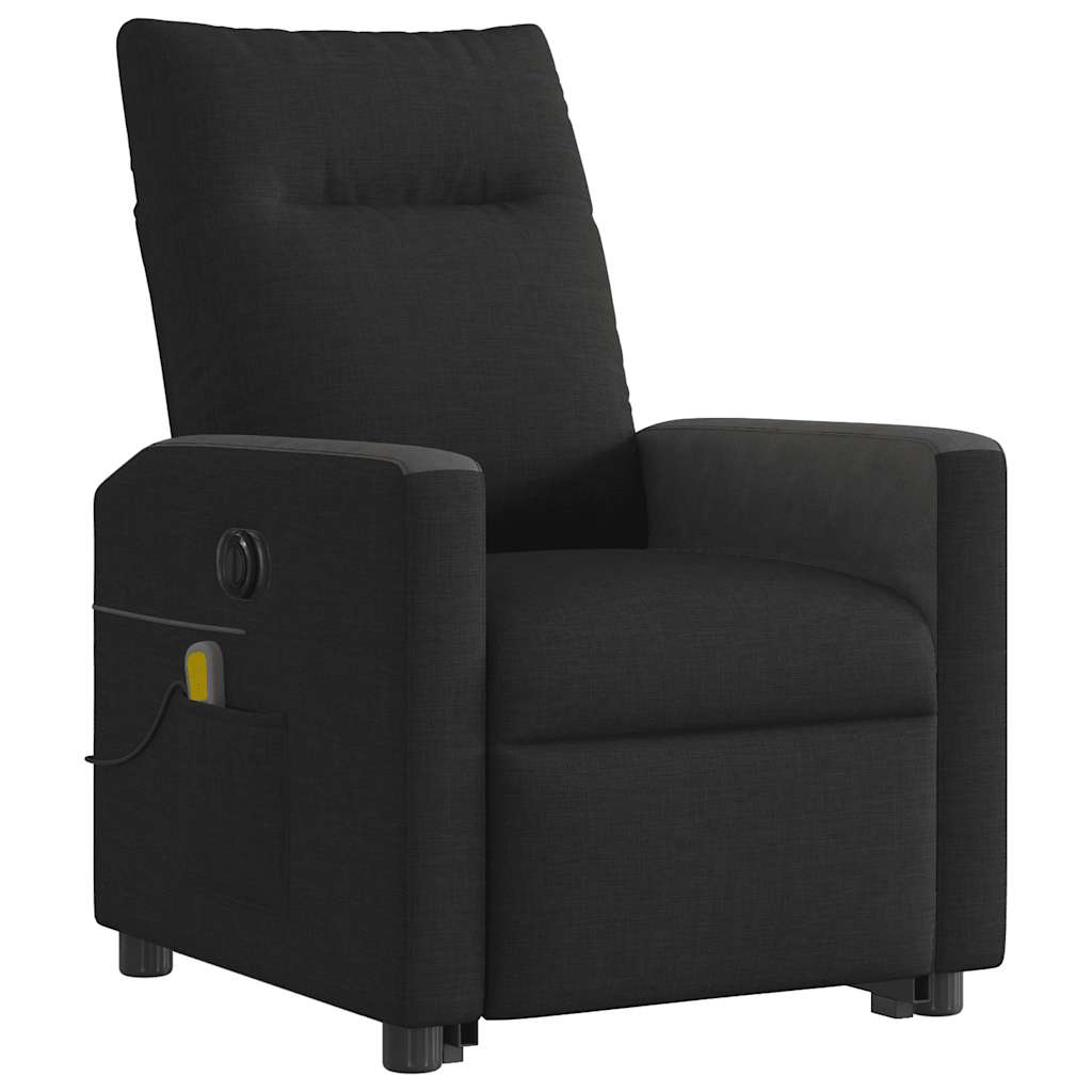 Fauteuil inclinable de massage électrique Noir Tissu - XIOS