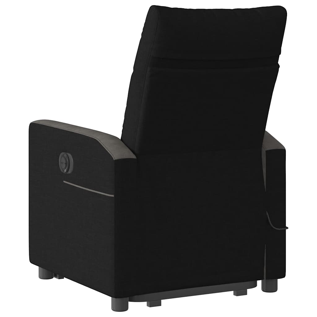Fauteuil inclinable de massage électrique Noir Tissu - XIOS
