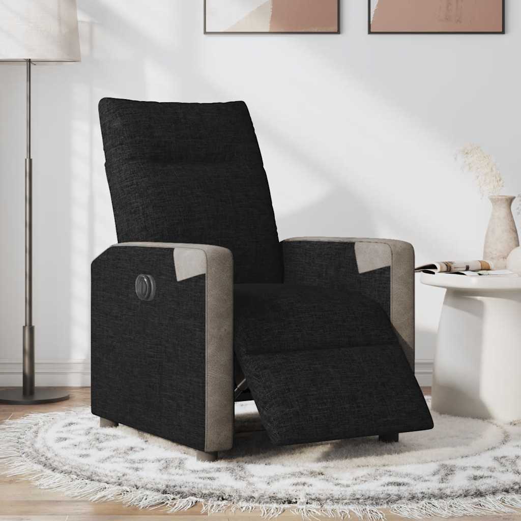 Fauteuil inclinable électrique Noir Tissu - XIOS