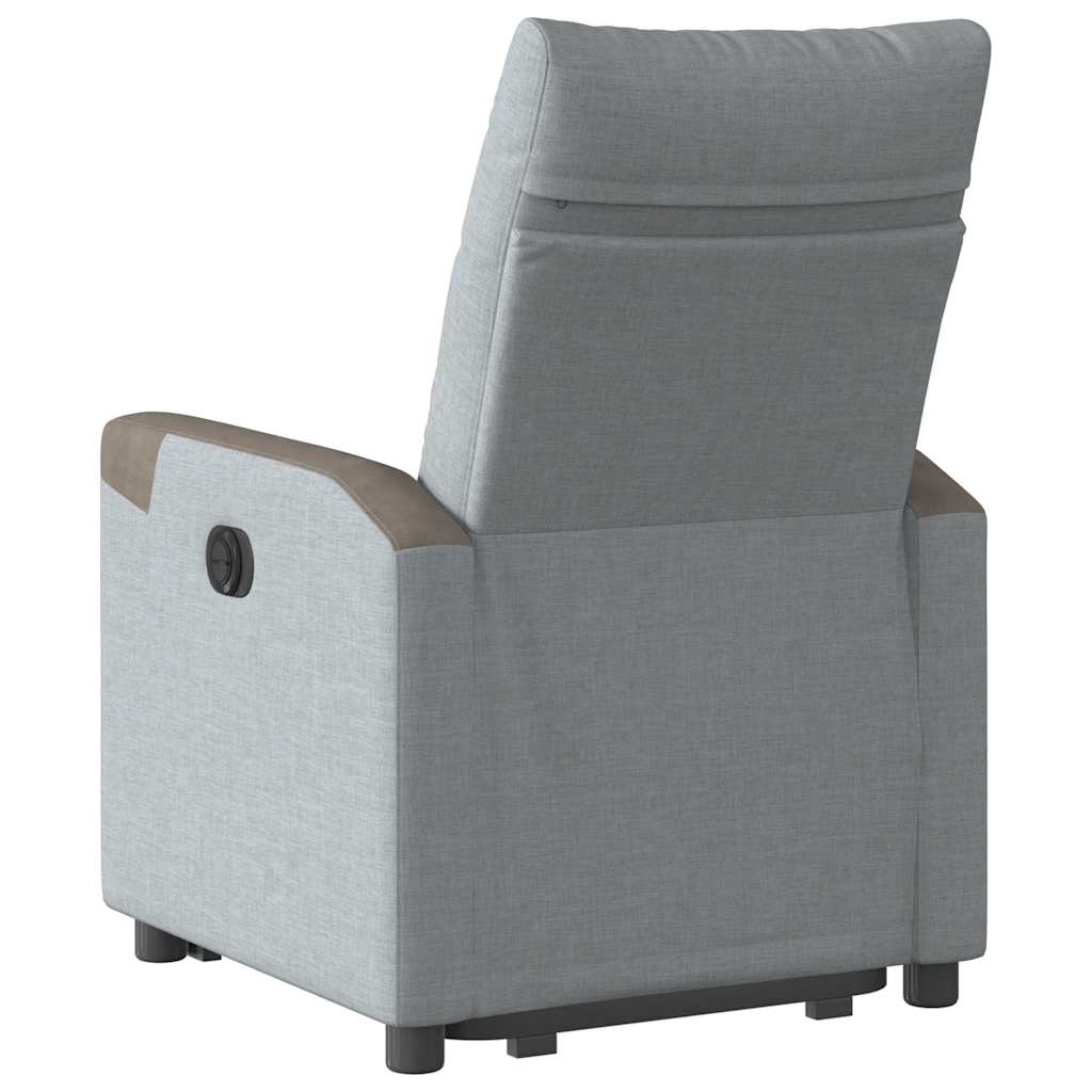 Fauteuil inclinable Gris clair Tissu - XIOS