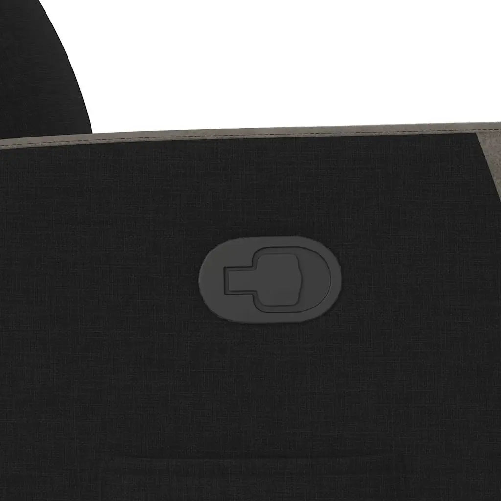 Fauteuil inclinable noir tissu - XIOS