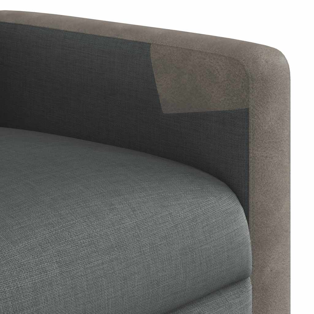 Fauteuil de massage inclinable Gris foncé Tissu - XIOS