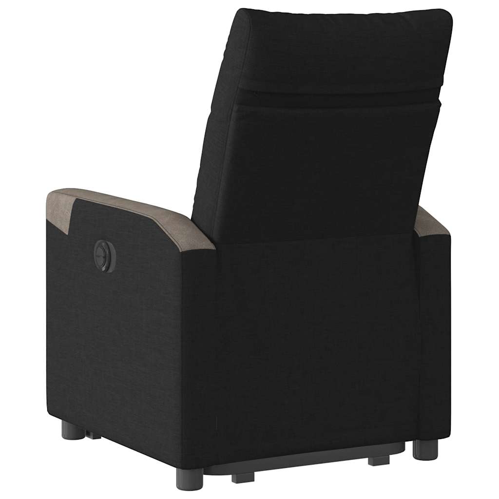 Fauteuil inclinable électrique noir tissu - XIOS