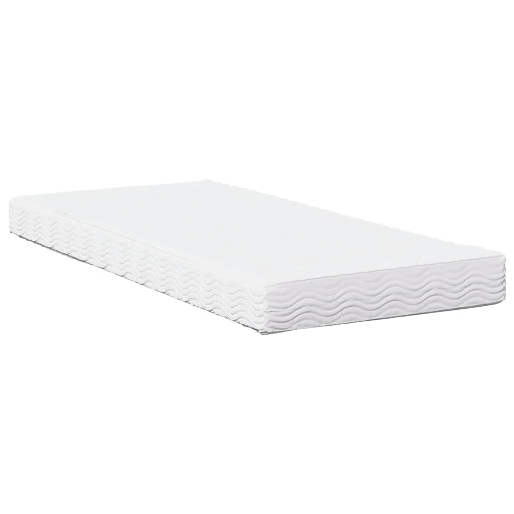 Lit de jour avec matelas blanc 90x190 cm bois de pin massif - XIOS