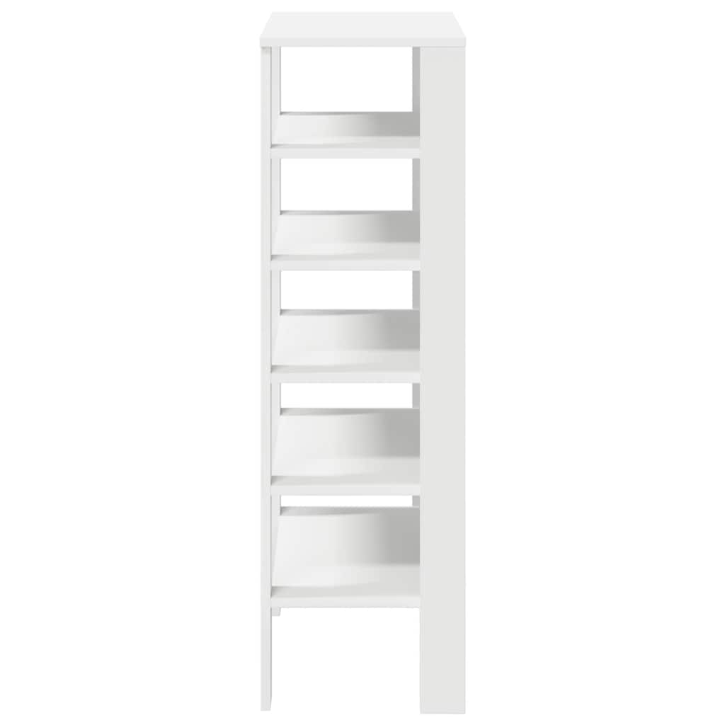 Étagère à chaussures blanc 61x32x105 cm bois d'ingénierie - XIOS