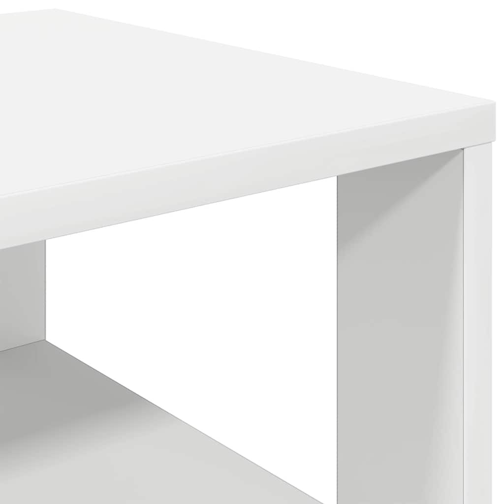 Étagère à chaussures blanc 61x32x105 cm bois d'ingénierie - XIOS