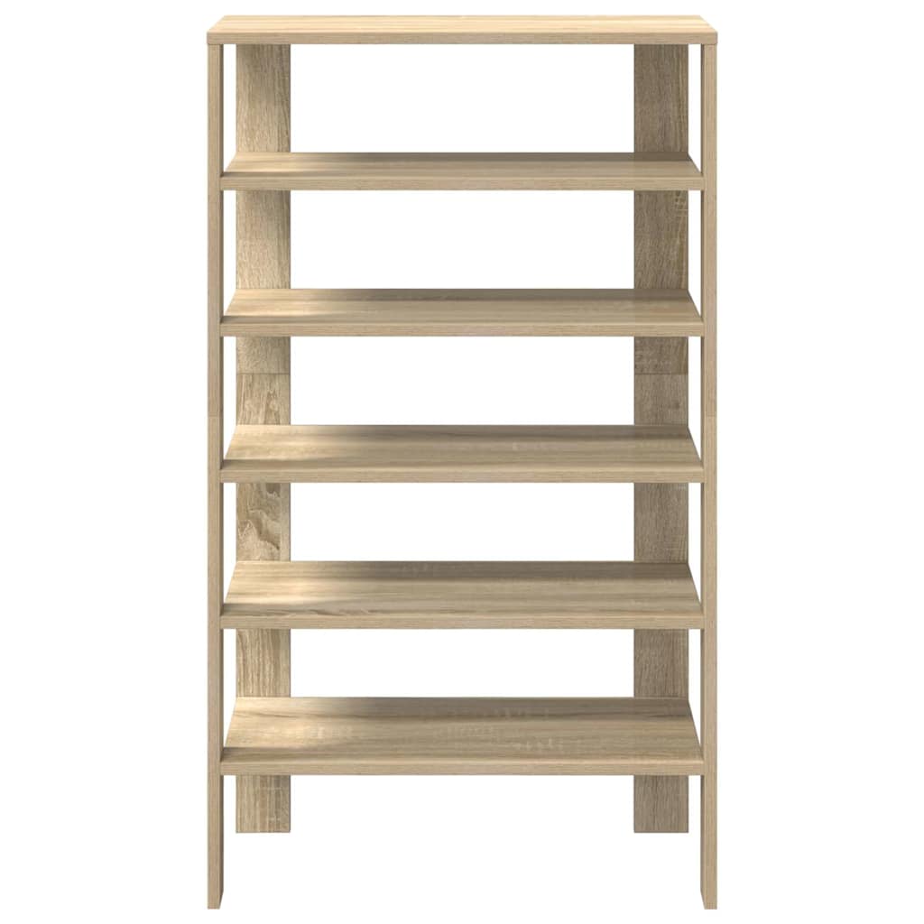 Étagère à chaussures chêne sonoma 61x32x105cm bois d'ingénierie - XIOS