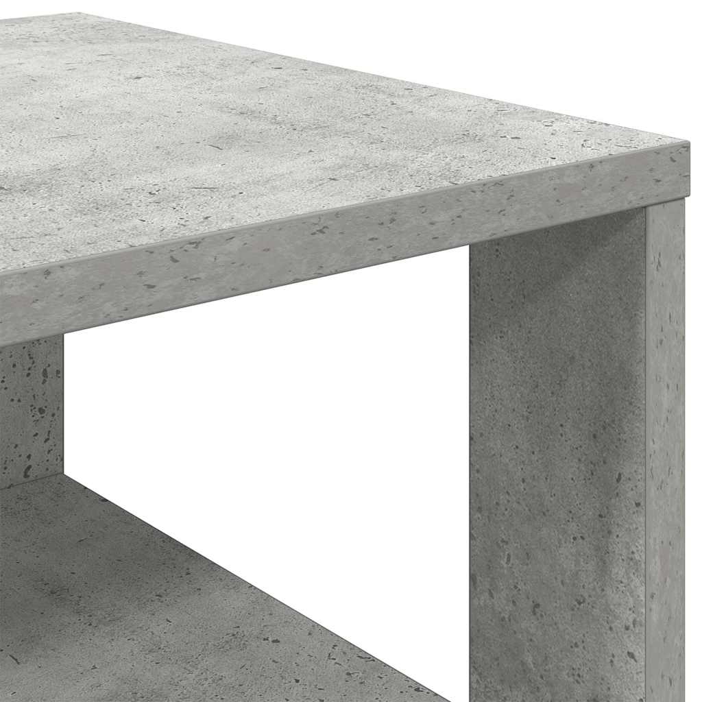 Étagère à chaussures gris béton 61x32x105 cm bois d'ingénierie - XIOS