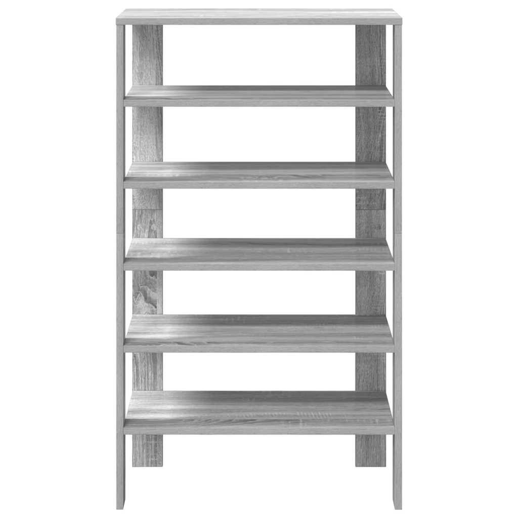 Étagère à chaussures sonoma gris 61x32x105 cm bois ingénierie - XIOS