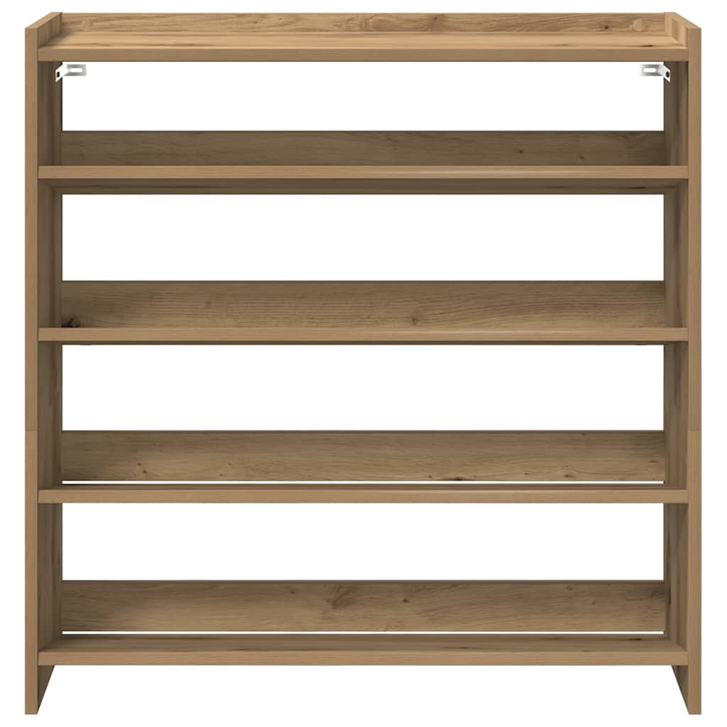 Étagère à chaussures chêne artisanal bois d'ingénierie - XIOS