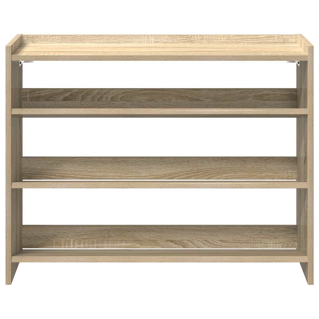 Étagère à chaussures chêne sonoma 80x25x62 cm bois d'ingénierie - XIOS