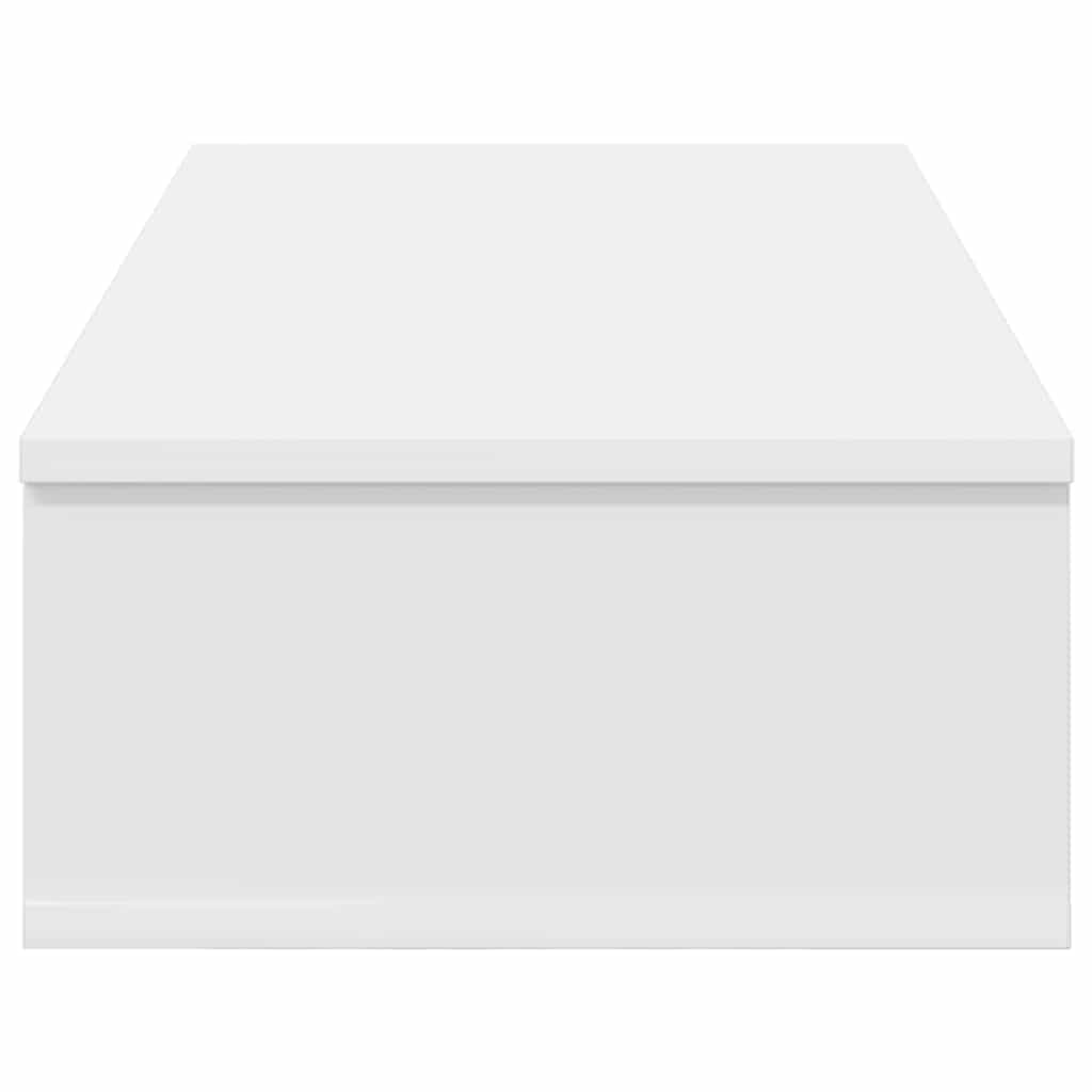 Étagère murale avec tiroirs blanc 80x34x17 cm bois d'ingénierie - XIOS