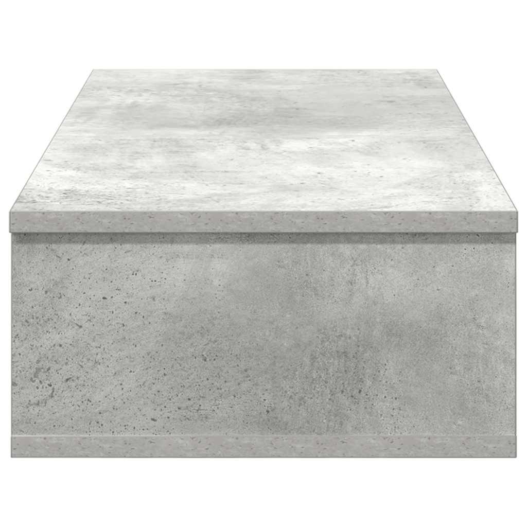 Étagère murale avec tiroirs gris béton bois d'ingénierie - XIOS