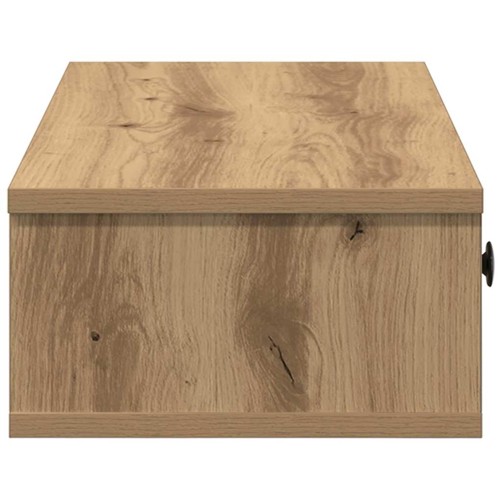 Étagère murale avec tiroirs chêne artisanal bois d'ingénierie - XIOS