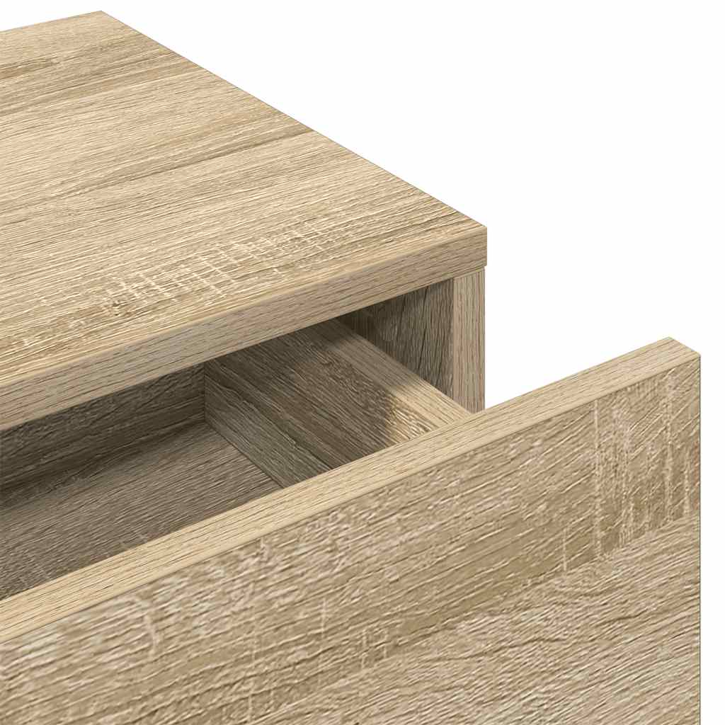 Étagère murale avec tiroirs chêne sonoma bois d'ingénierie - XIOS