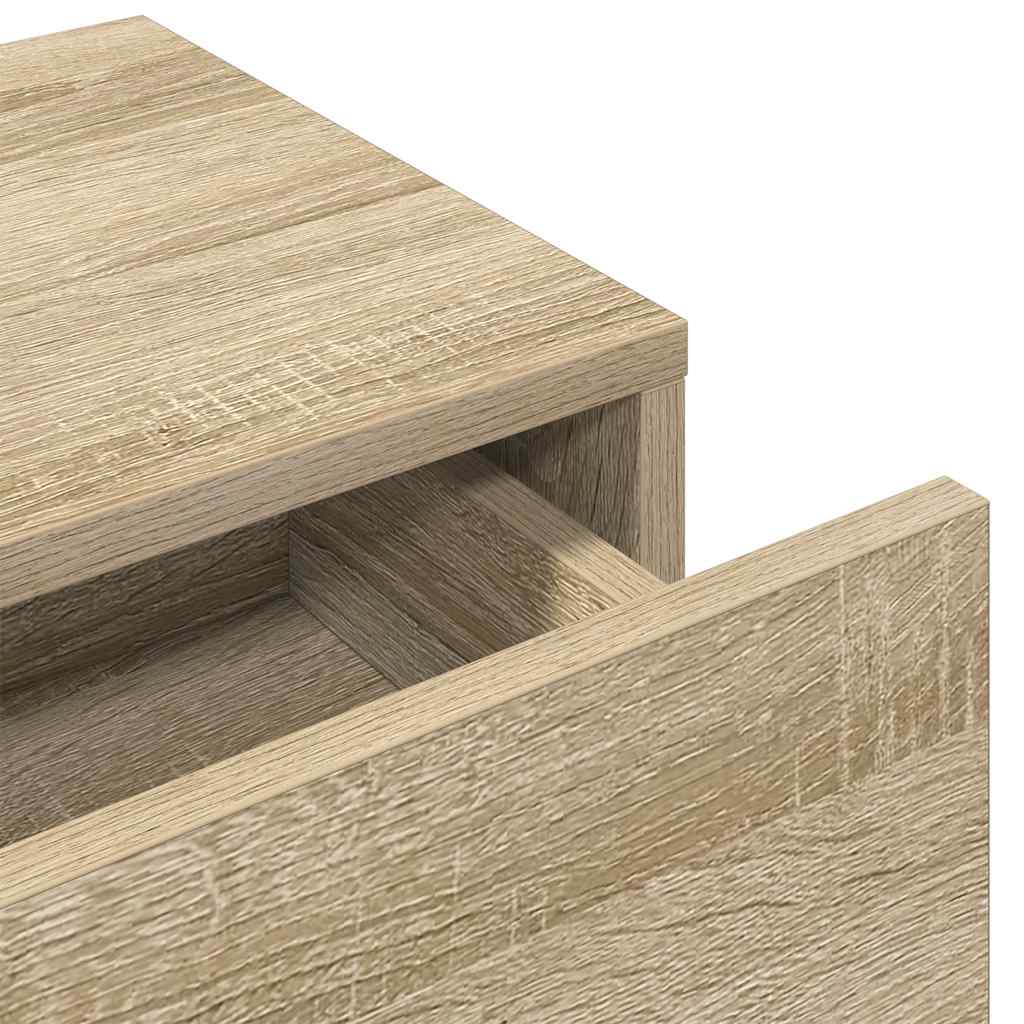 Étagère murale avec tiroirs chêne sonoma bois d'ingénierie - XIOS