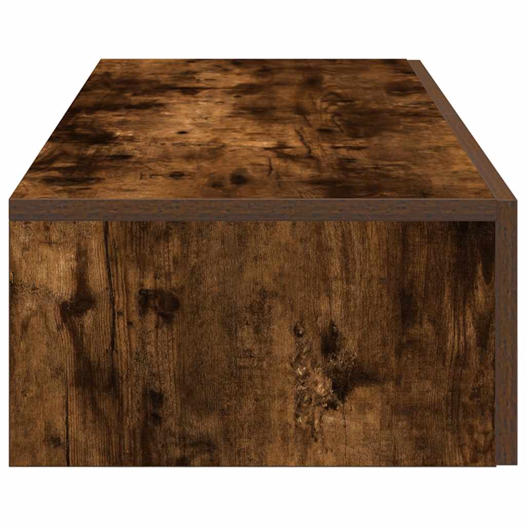 Étagère murale avec tiroirs chêne fumé bois d'ingénierie - XIOS