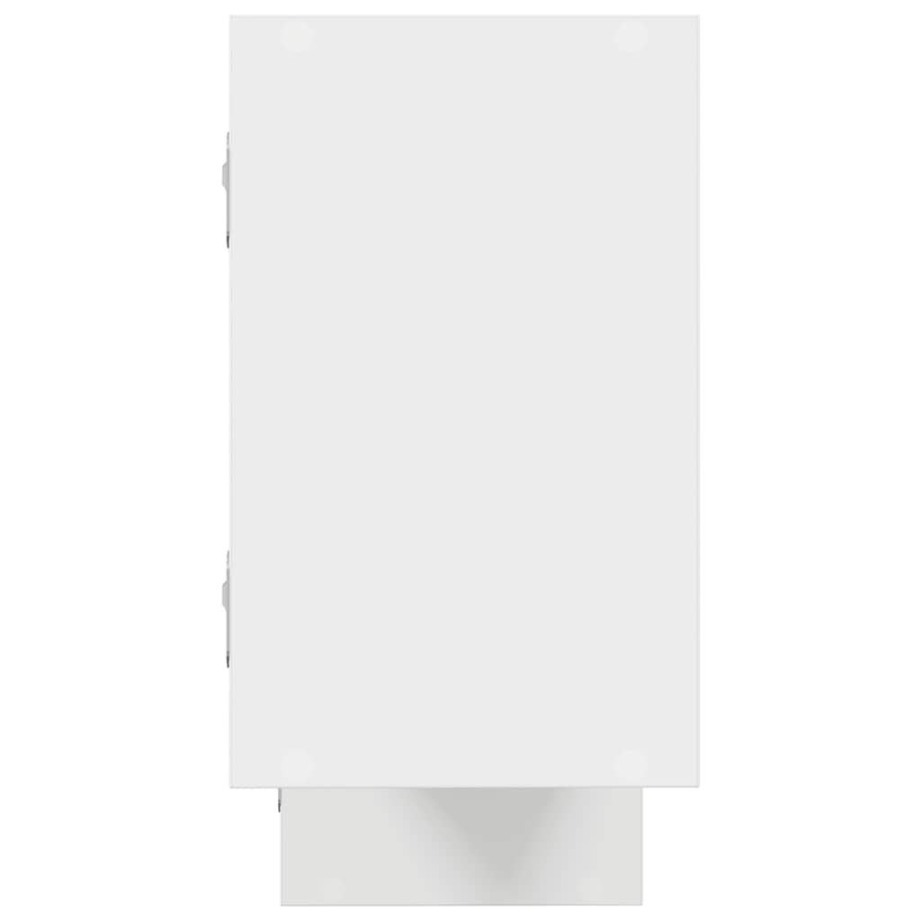 Étagère cube murale 5 compartiments blanc bois d'ingénierie - XIOS