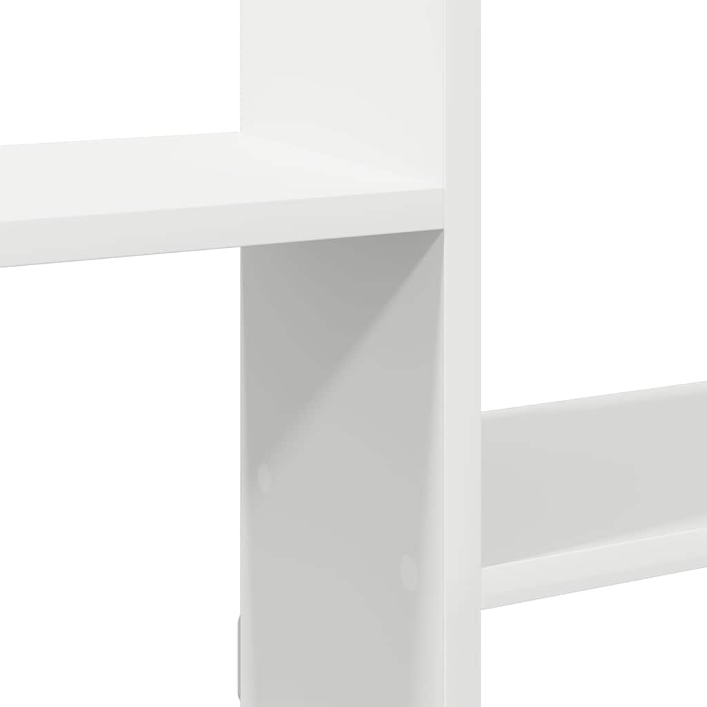Étagère cube murale 5 compartiments blanc bois d'ingénierie - XIOS