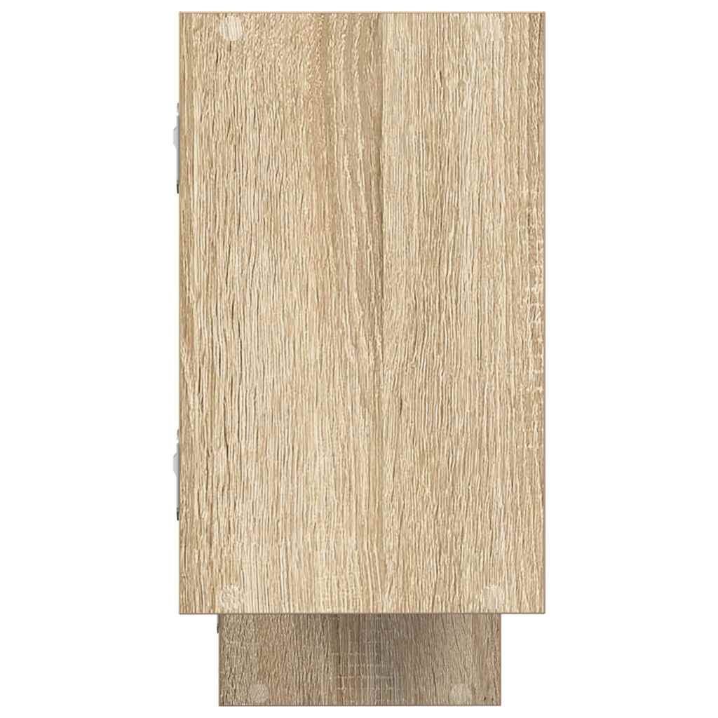 Étagère cube murale 5 compartiments chêne sonoma - XIOS
