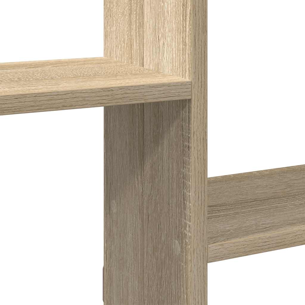 Étagère cube murale 5 compartiments chêne sonoma - XIOS