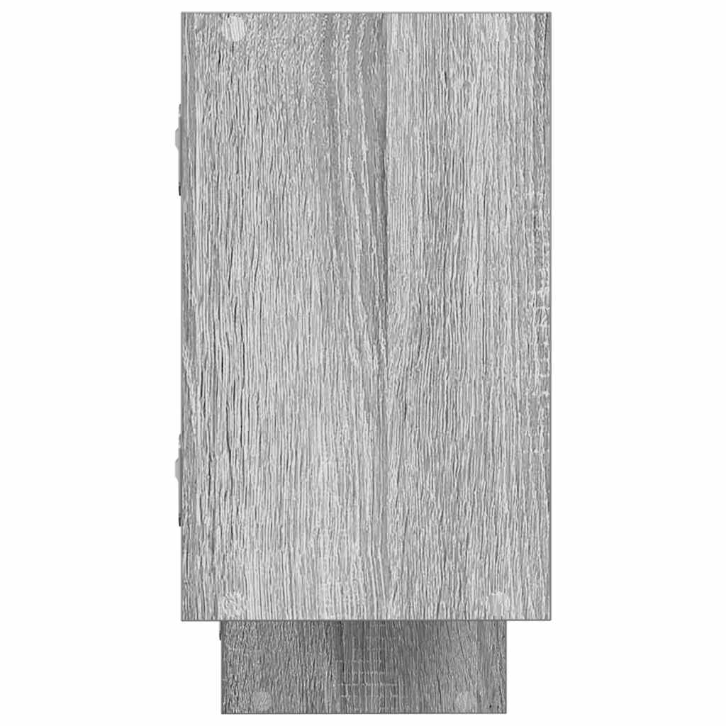 Étagère cube murale 5 compartiments sonoma gris - XIOS