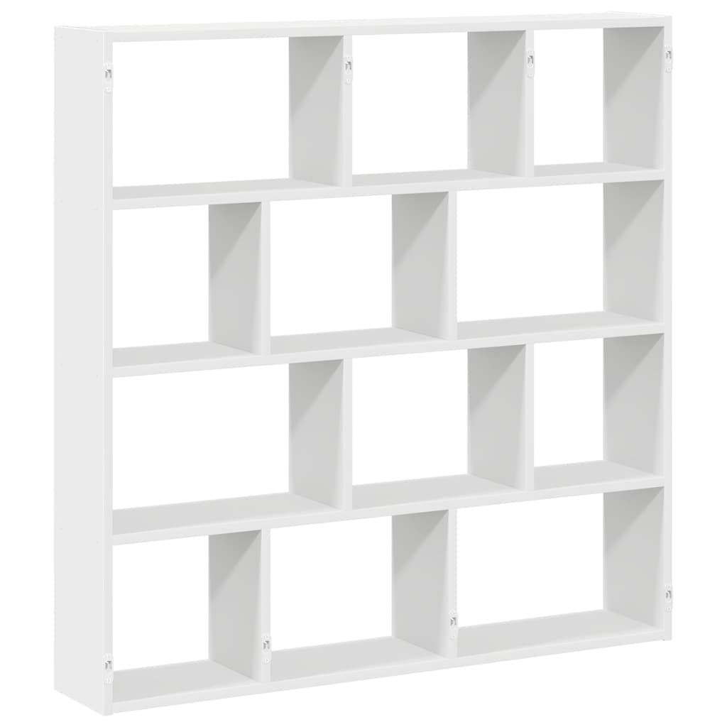 Étagère cube murale 12 compartiments blanc bois d'ingénierie - XIOS
