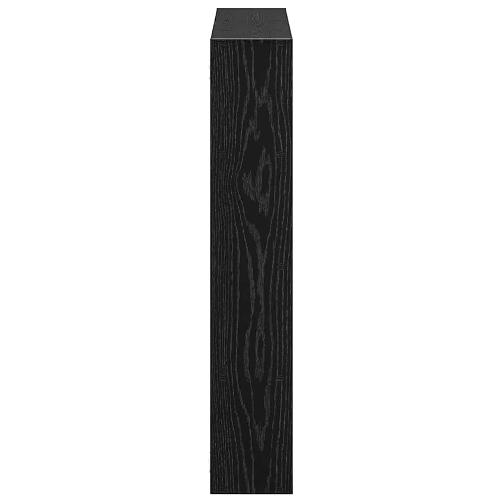 Étagère cube murale 12 compartiments noir bois d'ingénierie - XIOS